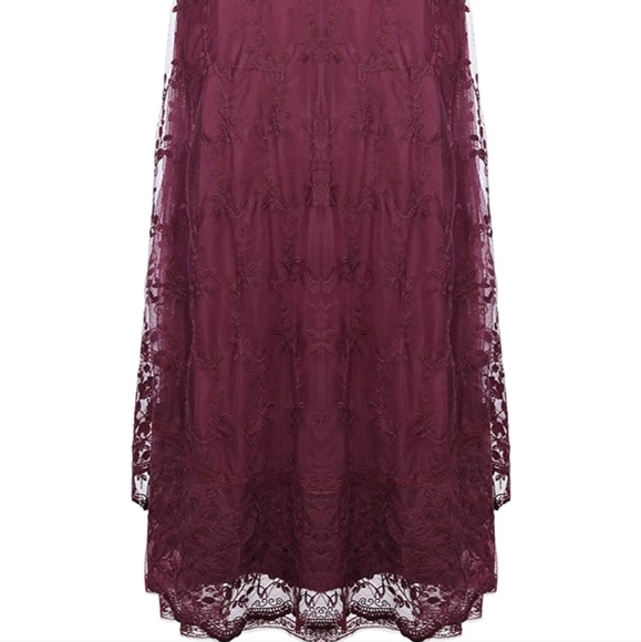 Vintage Titanic Style Lace Maxi Dress - Picture 5 of 11